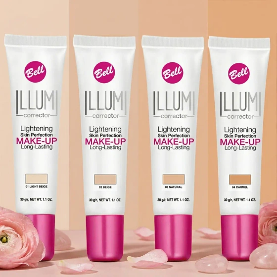 Bell Illumi Corrector Make-up Langanhaltendes, aufhellend-korrigierendes Make-up 01 Light Beige 30 g
