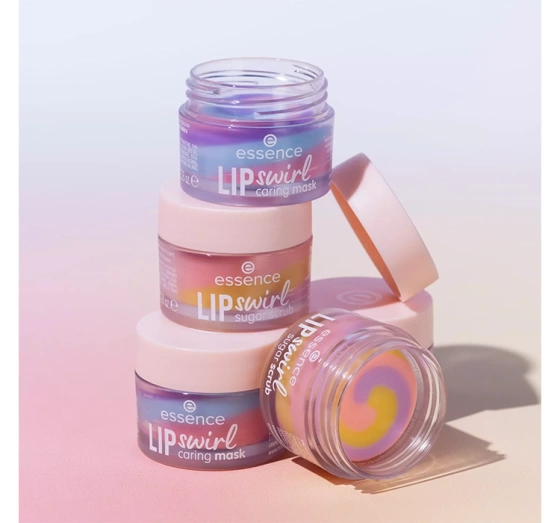 Essence Lip Swirl Pflegende Lippenmaske mit Vitamin E und Hyaluronsäure 8 g
