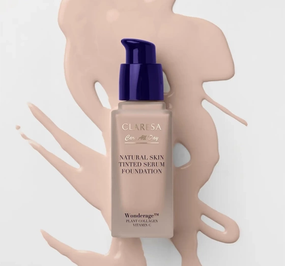 Claresa Care All Day Serum-Foundation mit natürlichem Finish 1C Light Cool 32ml