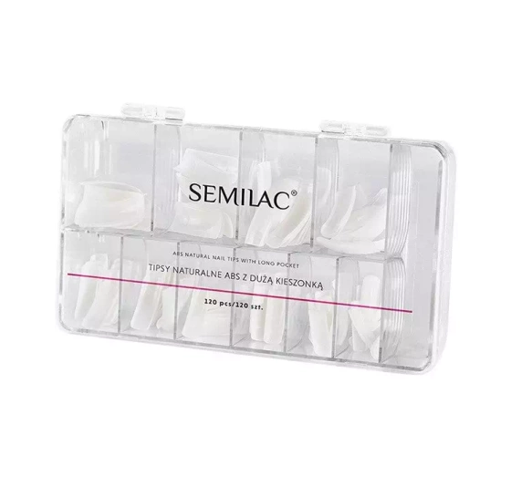 SEMILAC NATURAL NAIL TIPS 120 STÜCK
