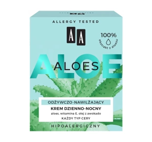 AA ALOES PFLEGENDE UND FEUCHTIGKEITSSPENDENDE CREME FÜR TAG UND NACHT 50ML