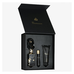 Lattafa „His Confession“ Eau de Parfum Spray 100 ml + 12 ml + Duschgel 100 ml