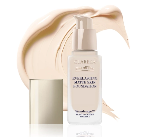 Claresa Care All Day Mattierend-glättende Foundation Porcelain 32 ml