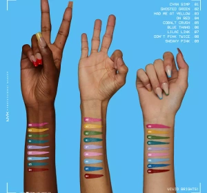 NYX PROFESSIONAL MAKEUP VIVID BRIGHTS EYELINER 08 DON'T PINK TWICE 2ML