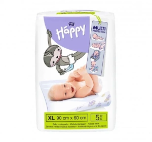 Bella Baby Happy Hygienische Einmalunterlagen für Kinder XL 5 Stück