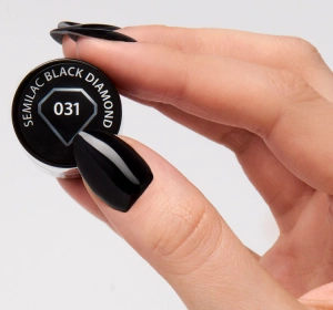 Semilac Black & White UV Hybrid Nagellack 031 Black Diamond 7 ml