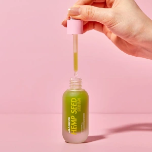 LalaRecipe Hanfsamen-Serum – reinigendes und beruhigendes Gesichtsserum mit Hanfsamenextrakt, 30 ml