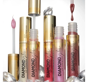 EVELINE DIAMOND GLOW LIP LUMINIZER LIPGLOSS MIT HYALURONSÄURE 05 TOFFEE 4,5ML