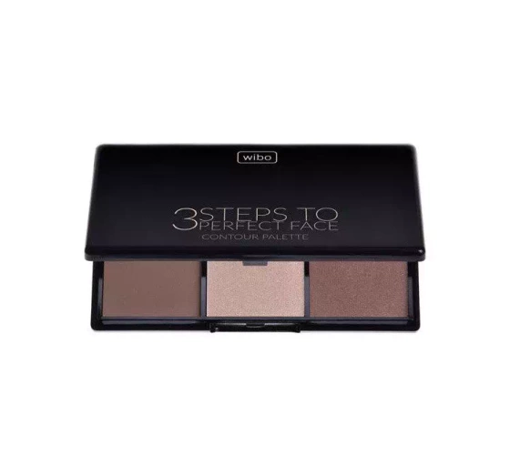 Kliknij na zdjęcie, aby je powiększyć Wibo 3 Steps Konturpalette für das Gesicht, Dark, 10 g
