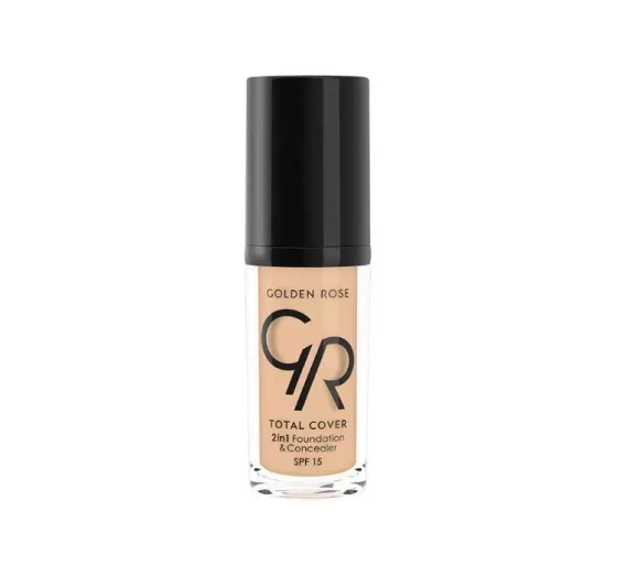 Kliknij na zdjęcie, aby je powiększyć GOLDEN ROSE TOTAL COVER FOUNDATION CONCEALER GRUNDIERUNG 02 30ML