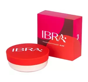 IBRA GLOW TRANSPARENT AUFLEUCHTENDES LOSES PUDER TRANSPARENT NR 3 12G