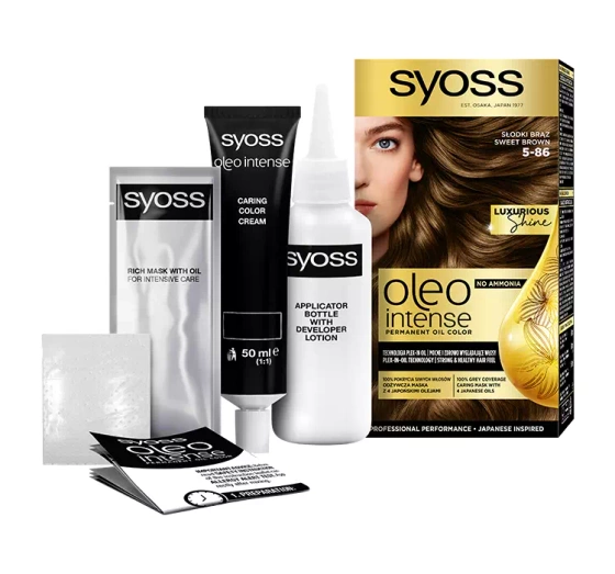 SYOSS OLEO INTENSE HAARFARBE OHNE AMMONIAK 5-86 SÜßBRAUN