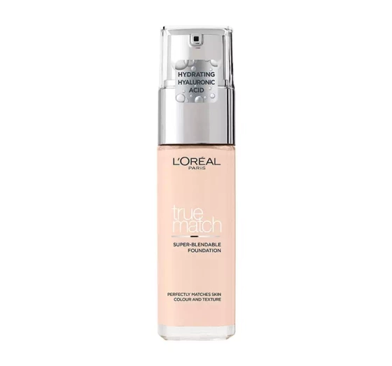 LOREAL TRUE MATCH SUPER-BLENDABLE FOUNDATION 0,5R / 0,5C PORCELAINE ROSE 30ML