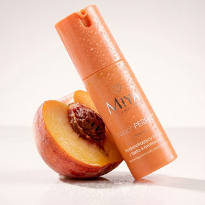 Miya Cosmetics peachPerfect Aufhellungslotion mit Beta-Carotin zur Unterstützung der Bräune 50 ml
