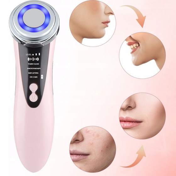 Retoo Ultraschall-Gesichtsreinigungsgerät – 4-in-1-Gerät für Gesichtsreinigung, Massage und nadelfreie Mesotherapie 
