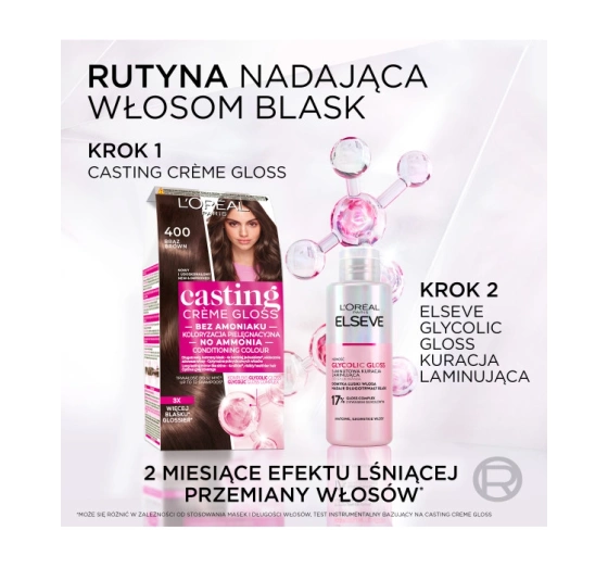 Kliknij na zdjęcie, aby je powiększyć L'Oréal Paris Casting Creme Gloss Haarfarbe 525 Schokoladenmousse
