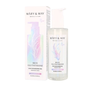 Mary&May Rice Glutathione LHA Cleansing Oil – Make-up-Entferner mit Reisextrakt, 200 ml