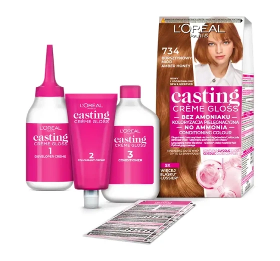 L'Oréal Paris Casting Créme Gloss Haarfarbe 734 Bernsteinhonig