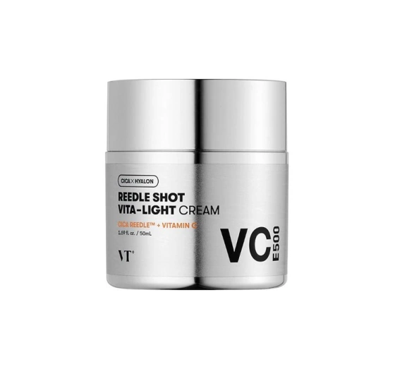 Kliknij na zdjęcie, aby je powiększyć VT Cosmetics Cica-Hyalon Reedle Shot Aufhellende Anti-Falten-Gesichtscreme 50 ml
