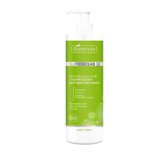 Bielenda Professional Supremelab Sebio Derm Normalisierendes Gesichtswasser mit antibakteriellem Komplex 500 ml