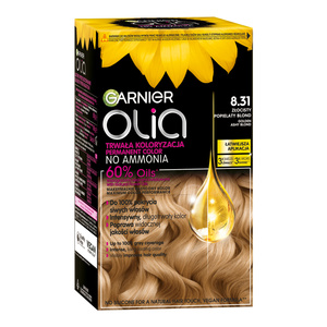 GARNIER OLIA PERMANENTE HAARFARBE OHNE AMMONIAK 8.31 GOLDENES ASCHBLOND