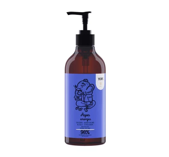 YOPE SOUL AQUA ENERGIE NATÜRLICHE HANDSEIFE KAMPFERBAUMÖL UND THYMIANEXTRAKT 500
