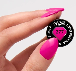 SEMILAC PASTELLS UV HYBRID NAGELLACK LIGHT FUCHSIA 277