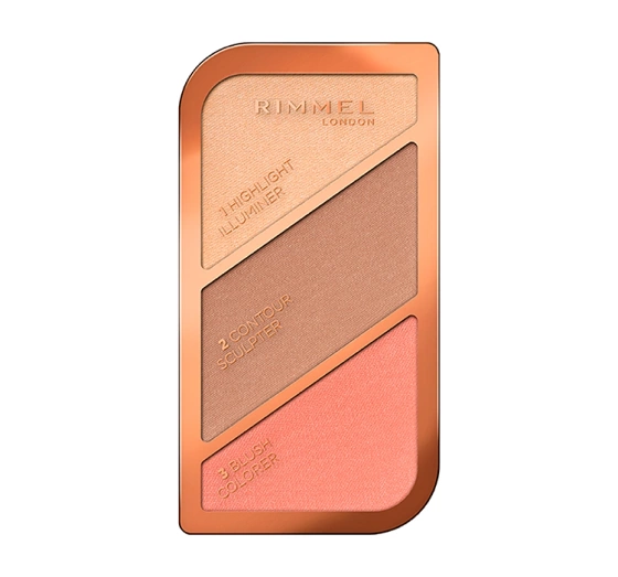 Kliknij na zdjęcie, aby je powiększyć RIMMEL KATE PALETTE MIT HIGHLIGHTER, BRONZER UND ROUGE 002 18,5 g