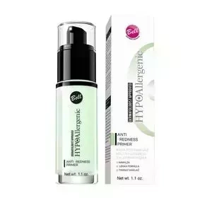 Bell Hypoallergenic Anti-Redness Primer Make-up-Unterlage zur Neutralisierung von Rötungen 30g