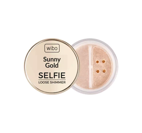 Wibo Selfie Loose Shimmer – Highlighter für das Gesicht in der Farbe „Sunny Gold“
