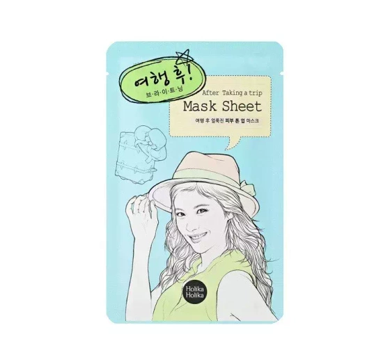 Kliknij na zdjęcie, aby je powiększyć HOLIKA HOLIKA AFTER A TRIP ERHELLENDE MASKE