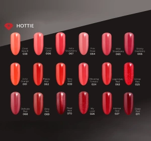 SEMILAC UV HYBRID NAGELLACK INTENSE RED 027