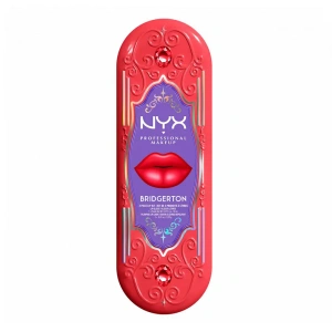 NYX Professional Makeup Bridgerton Royal Treasures Lip Kit 01 Lippen-Make-up-Set Royal Butter Gloss Peony Passion 8 ml + Royal Lip Liner Cupid's Secret 0,33 g