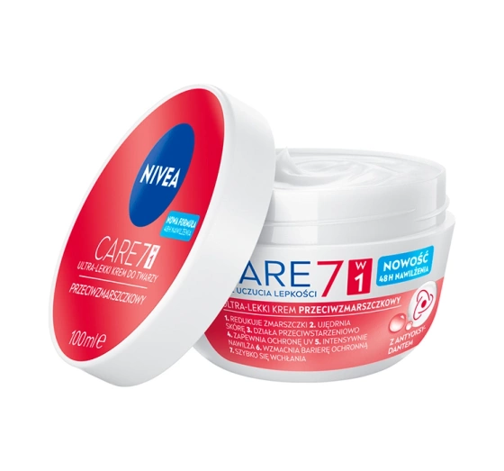 Kliknij na zdjęcie, aby je powiększyć NIVEA Care 5in1 Anti-Falten-Gesichtscreme 100ml