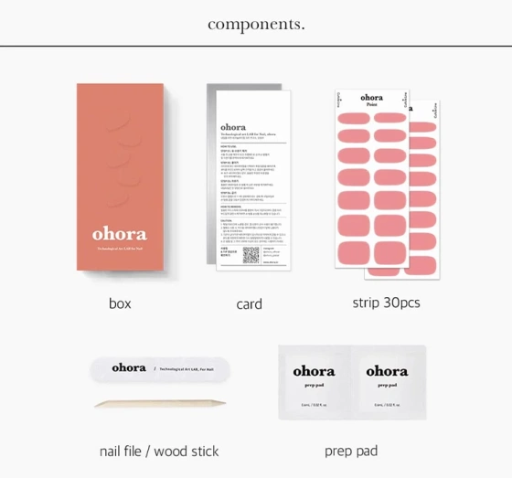 OHORA HYBRIDLACK IM AUFKLEBER CREAM GLOW