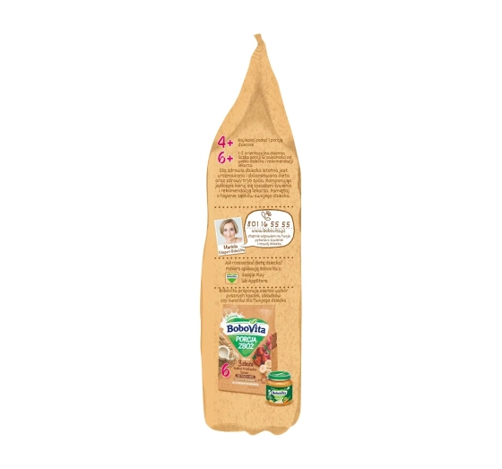 BoboVita Porcja Zbóż Milchgrießbrei ab dem 4. Monat Pfirsich-Banane 210 g