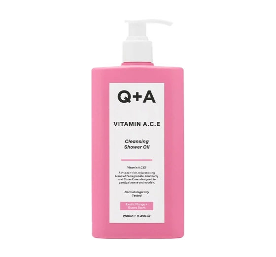 Q+A Vitamin A.C.E Reinigendes Duschöl 250ml