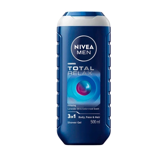 NIVEA MEN Total Relax 3-in-1 Duschgel für Männer 500 ml