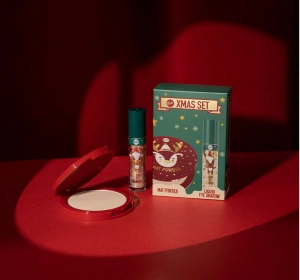 Bell XMAS Set 2 Lidschatten 01 Dasher 4,8 g + matter Gesichtspuder 01 Let it Snow 9,5 g