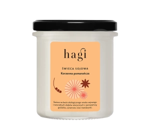 Hagi Spicy Orange Duftkerze aus Sojawachs 215 ml