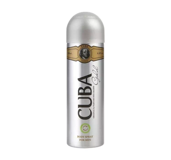 Kliknij na zdjęcie, aby je powiększyć CUBA GOLD DEODORANT SPRAY 200 ML