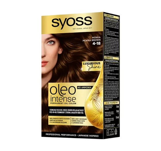SYOSS OLEO INTENSE HAARFARBE OHNE AMMONIAK 4-18 MOKKA