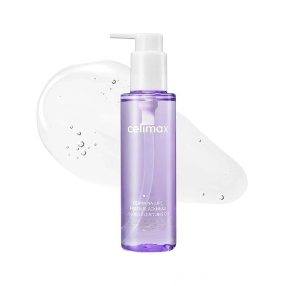 Kliknij na zdjęcie, aby je powiększyć Celimax Derma Nature Fresh Blackhead Jojoba Cleansing Oil Gesichtsreinigungsöl 150 ml