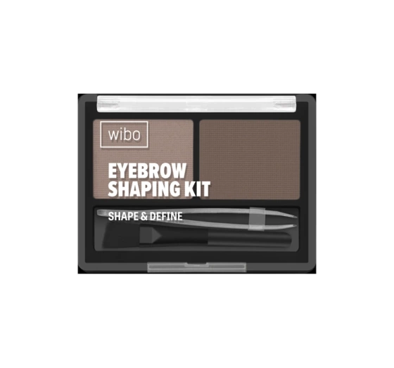 Wibo Shape & Define Makeup Set für Brauen 4 Black Brown