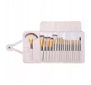 PROFESSIONELLE MAKE UP PINSEL 18 STÜCK + ETUI SET