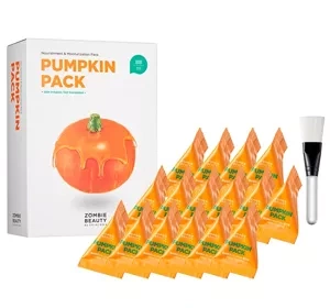 SKIN1004 Zombie Beauty Pumpkin Pack Kürbis-Maskenset 16x4g + Pinsel