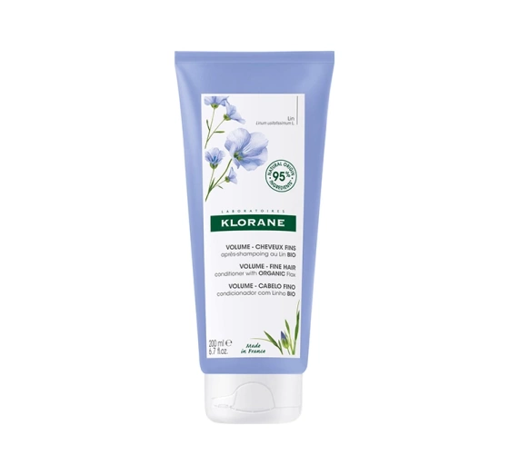 Klorane Conditioner für feines Haar mit Bio-Leinsamen 200 ml
