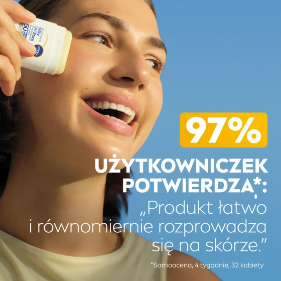 NIVEA SUN UV Specialist Silky UV Stick Sonnenstick für das Gesicht SPF 50+ PA++++ 15 g