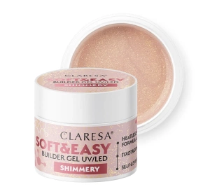 Claresa Soft & Easy Aufbaugel Shimmery 12 g