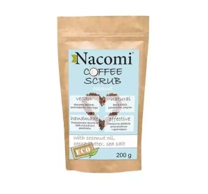 Nacomi Coffee Scrub – trockenes Kaffee-Körperpeeling mit Kokos, 200 g